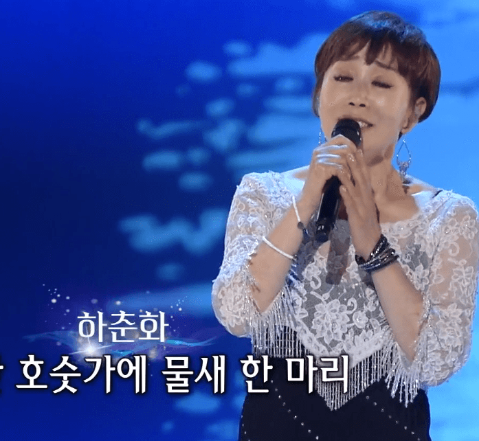 하춘화 물새 한 마리