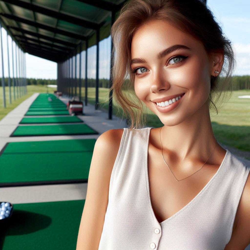 실외골프연습장 배경