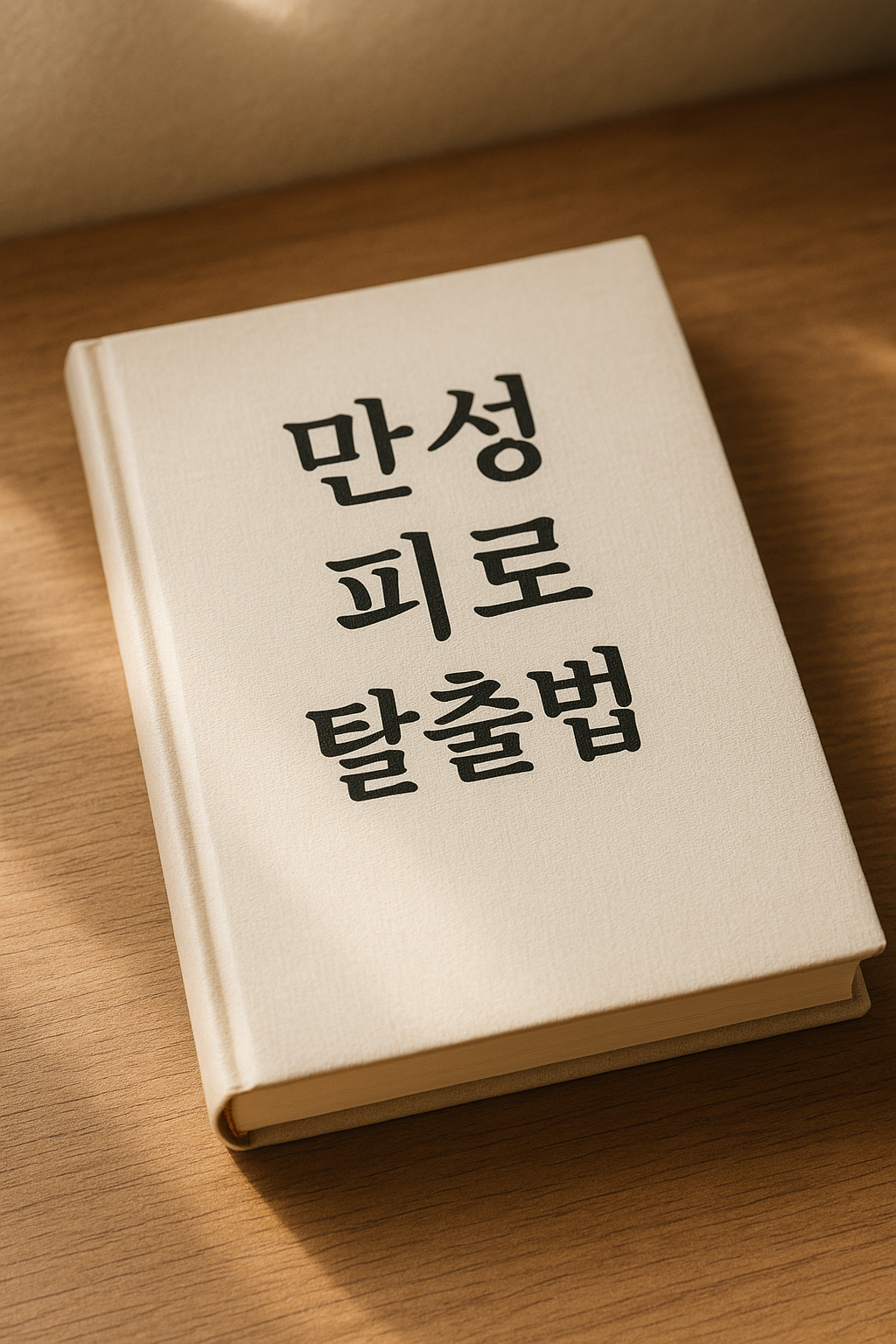 만성 피로 탈출법