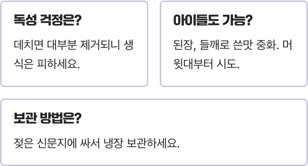 머위효능 면역력 강화와 환절기 건강에 좋은 이유