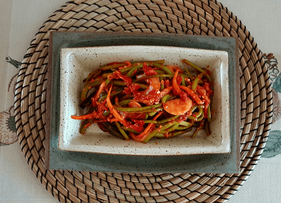 고구마줄기 김치 담그는법