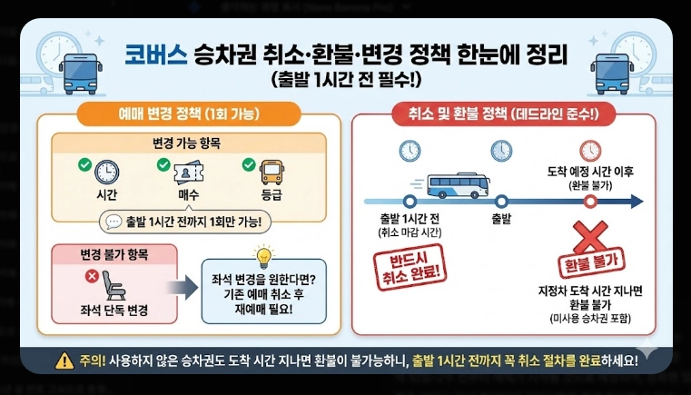 2026 설날 코버스 예매 완벽 가이드