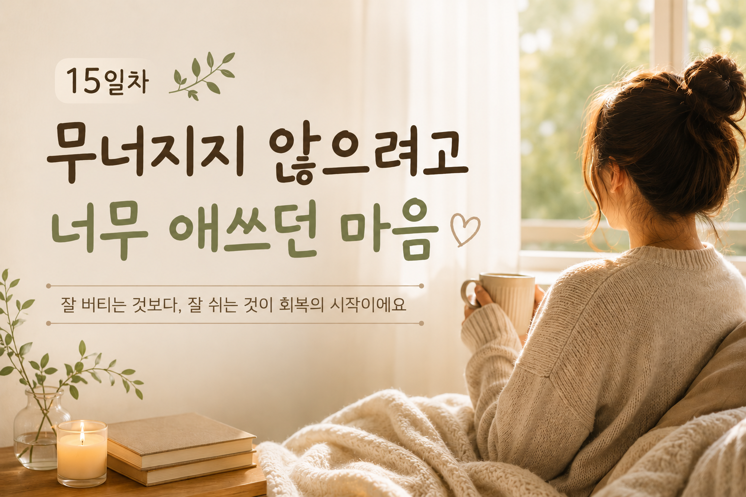 번아웃, 마음회복중