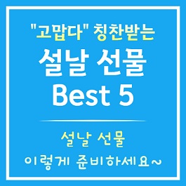 설날 선물 베스트 5