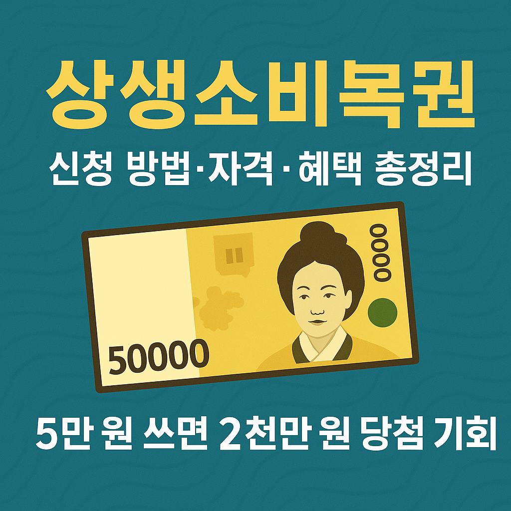 상생소비복권 신청