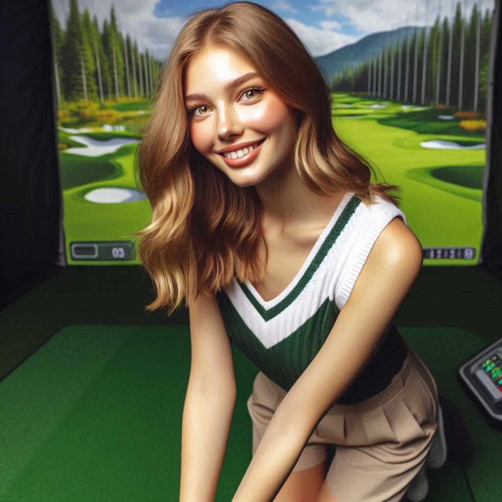 스크린골프장 배경