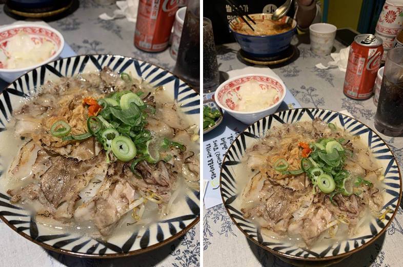 사골베이스 직화소고기 쌀국수