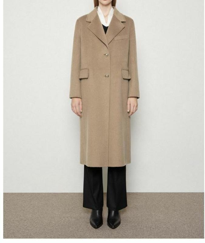 리스트 롱 투버튼 캐시미어 핸드메이드 코트 TWHCTN80040