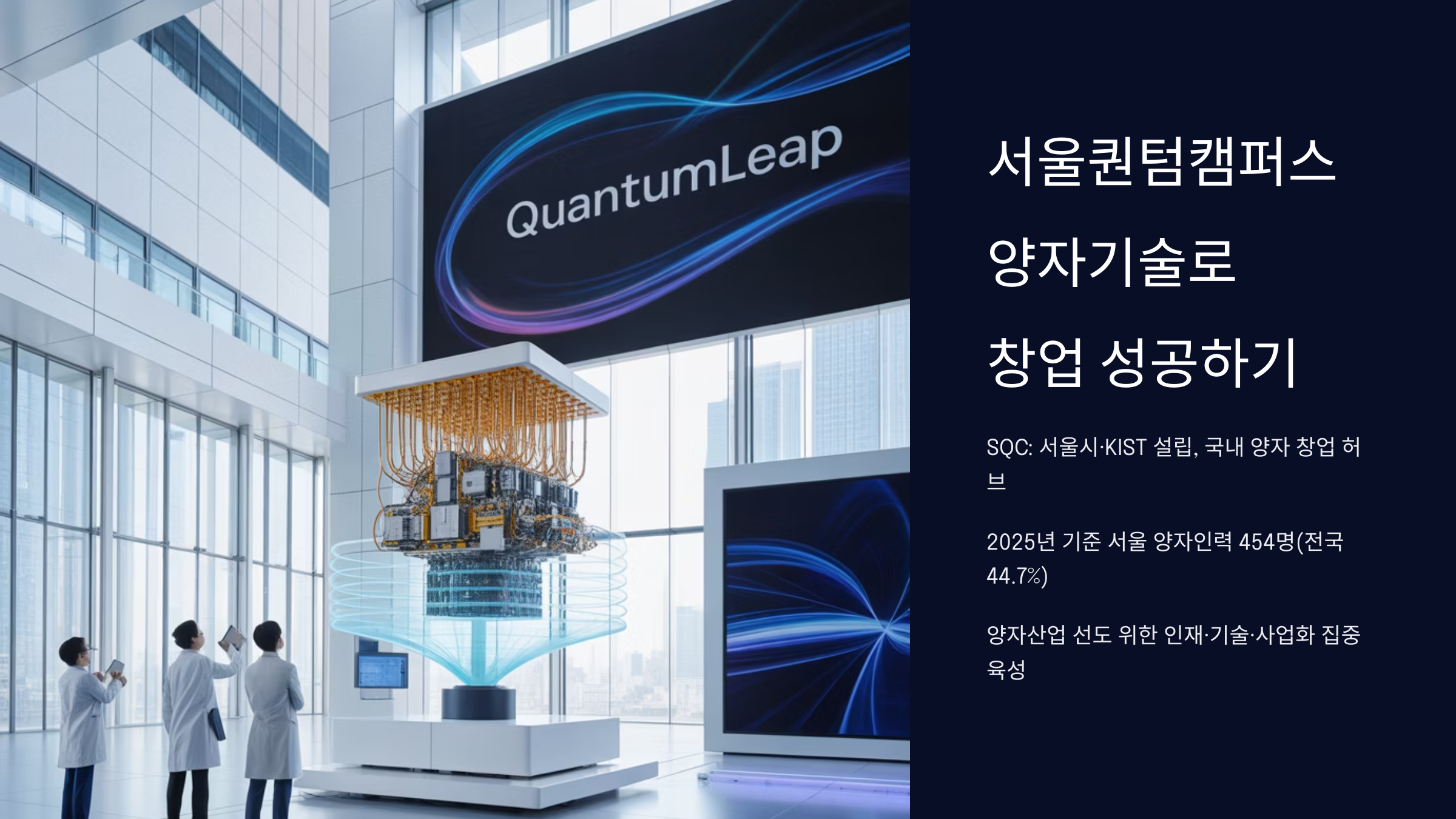 서울퀀텀캠퍼스 양자기술로 창업
