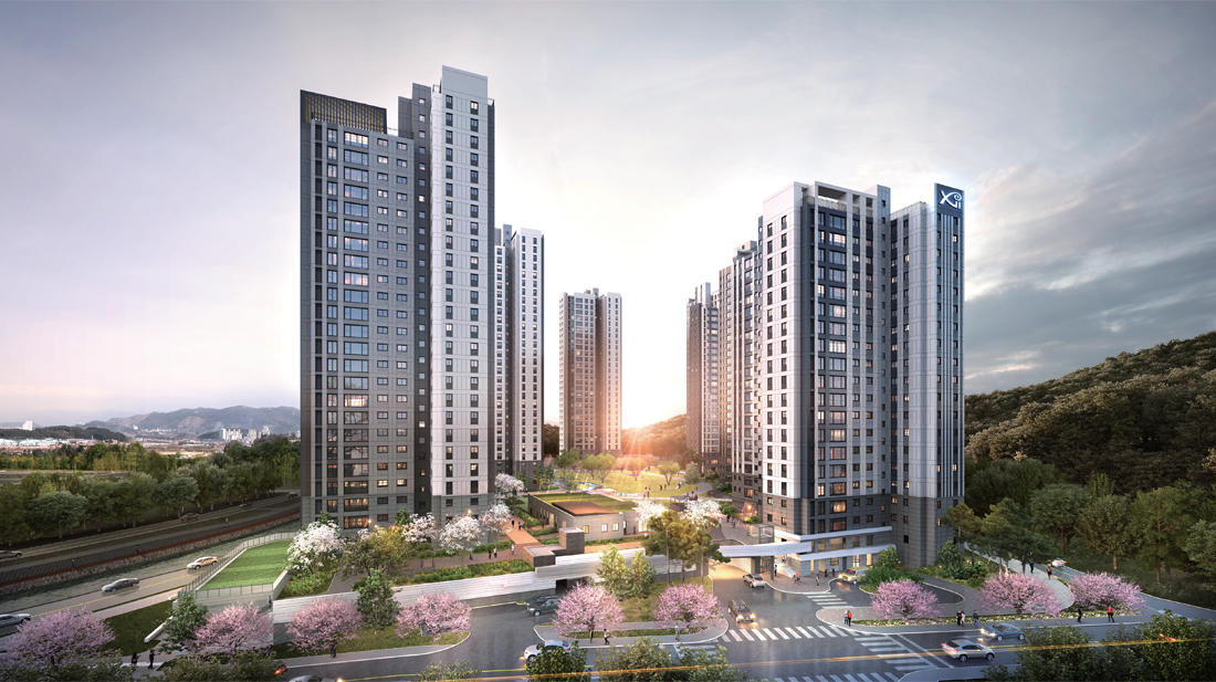 원호자이 더포레 - 투시도