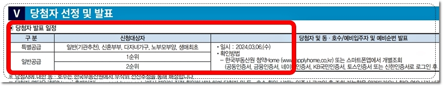 전주 서신더샵비발디 아파트 청약 당첨자 발표 확인
