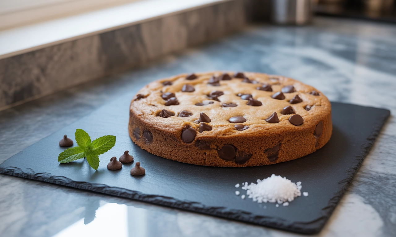 달콤한 유혹, 비건 초코칩 쿠키 케이크 만들기