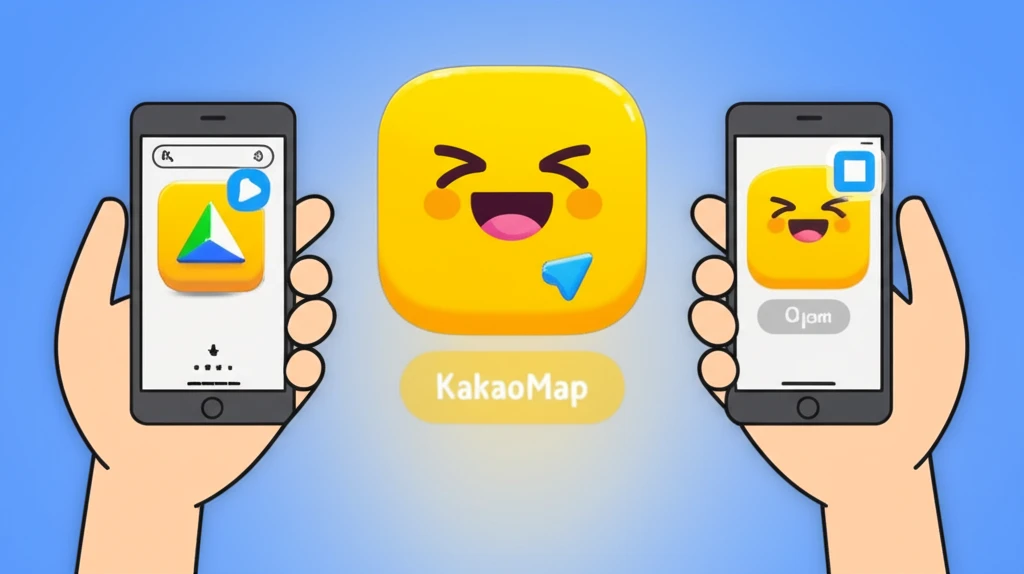 카카오맵 어플 설치부터 실시간 길찾기..