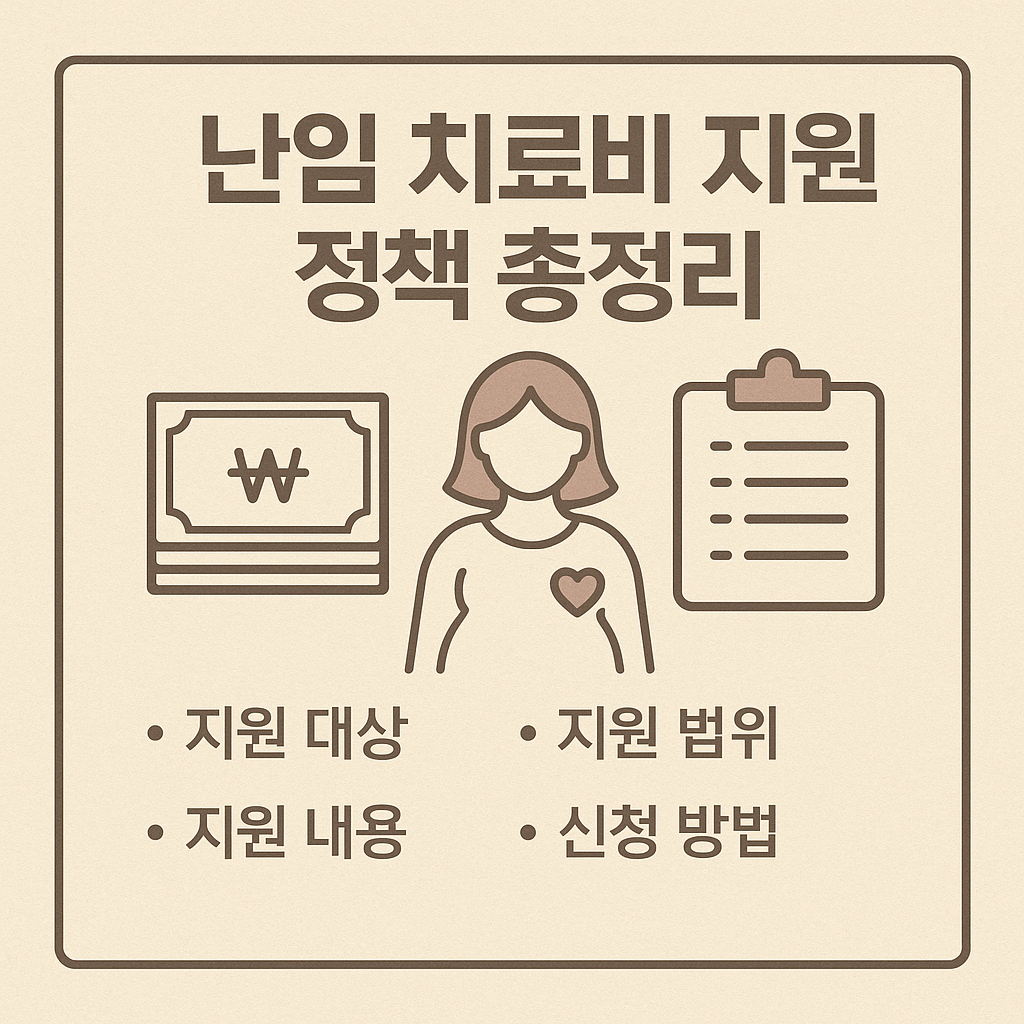 난임 치료비 지원 정책 총정리 (2025 최신)