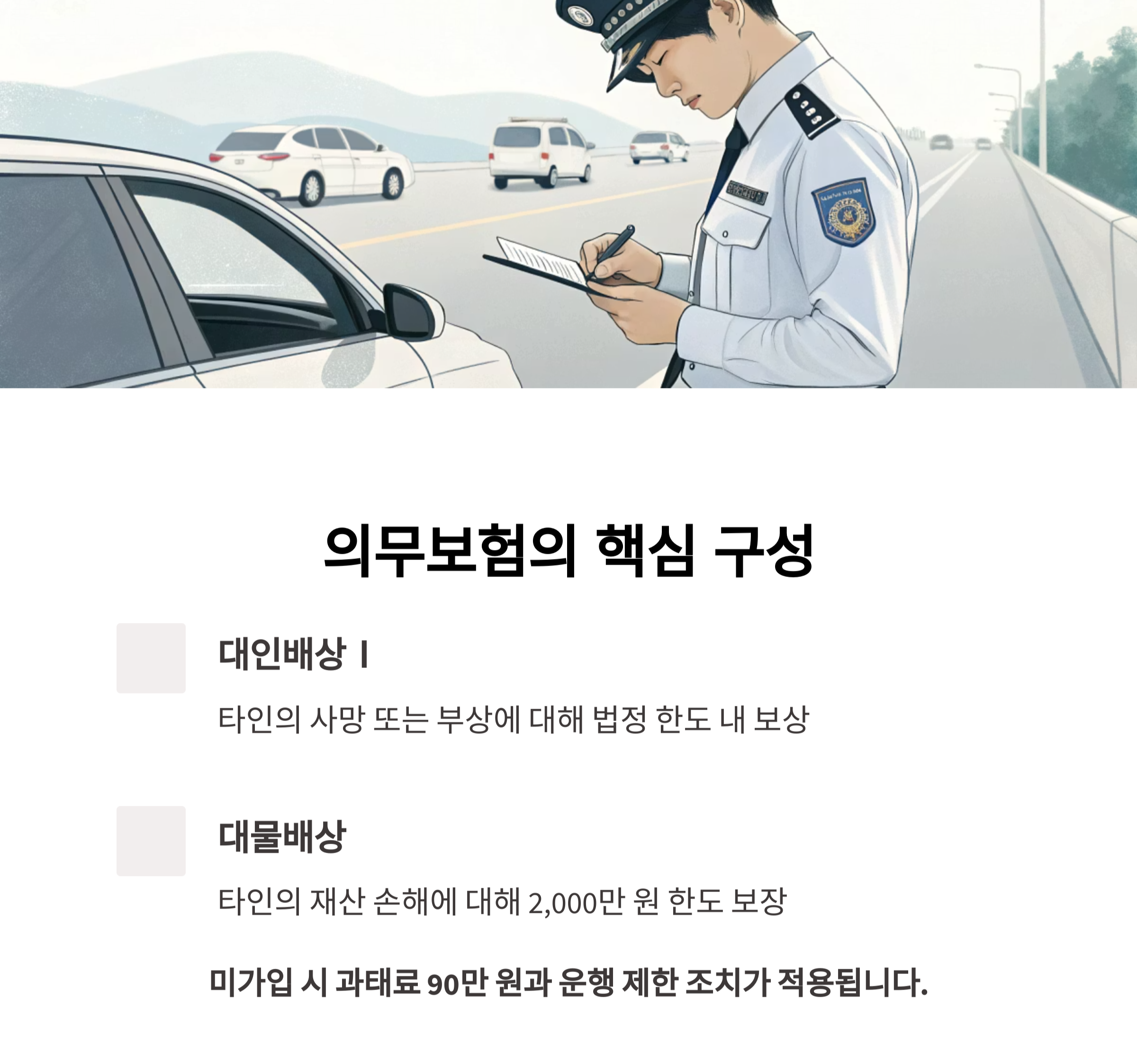 의무보험의 핵심 구성과 법적 기준