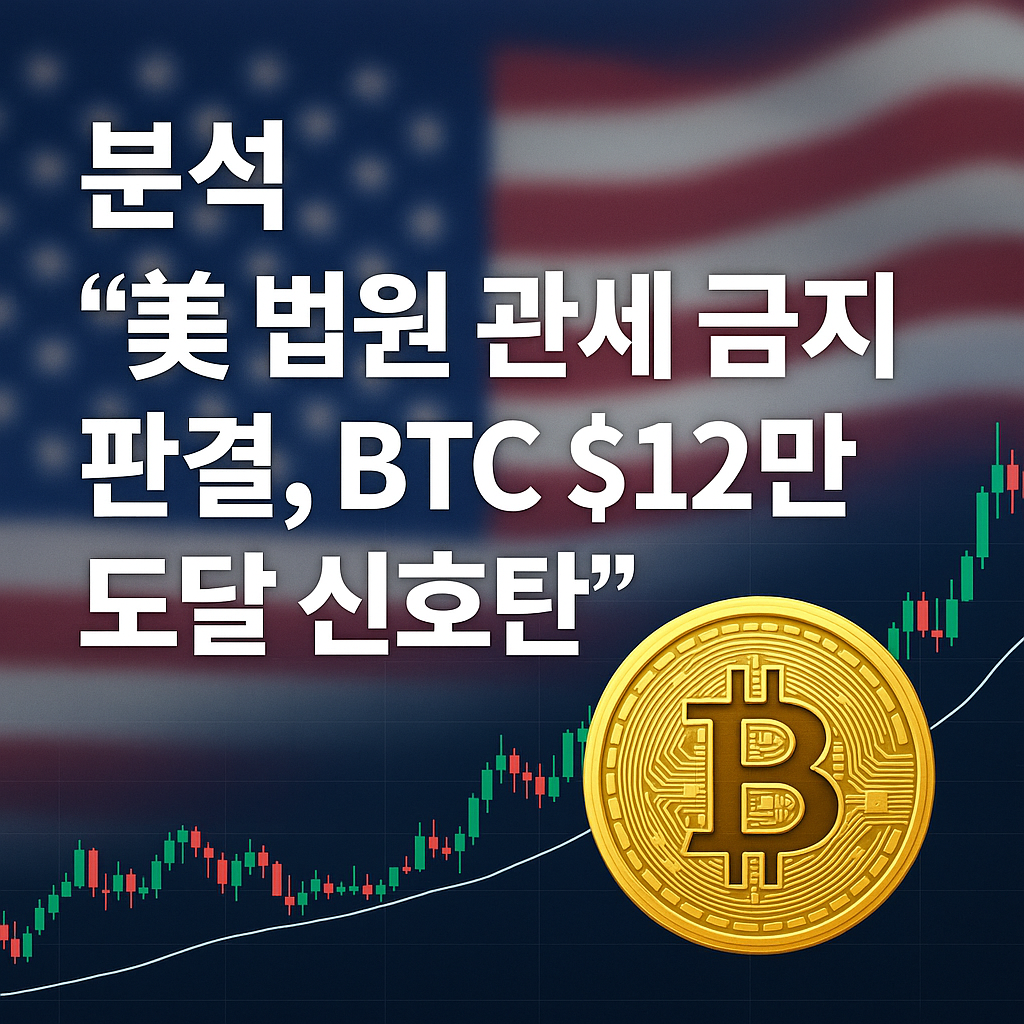 미국 법원 관세 금지 판결