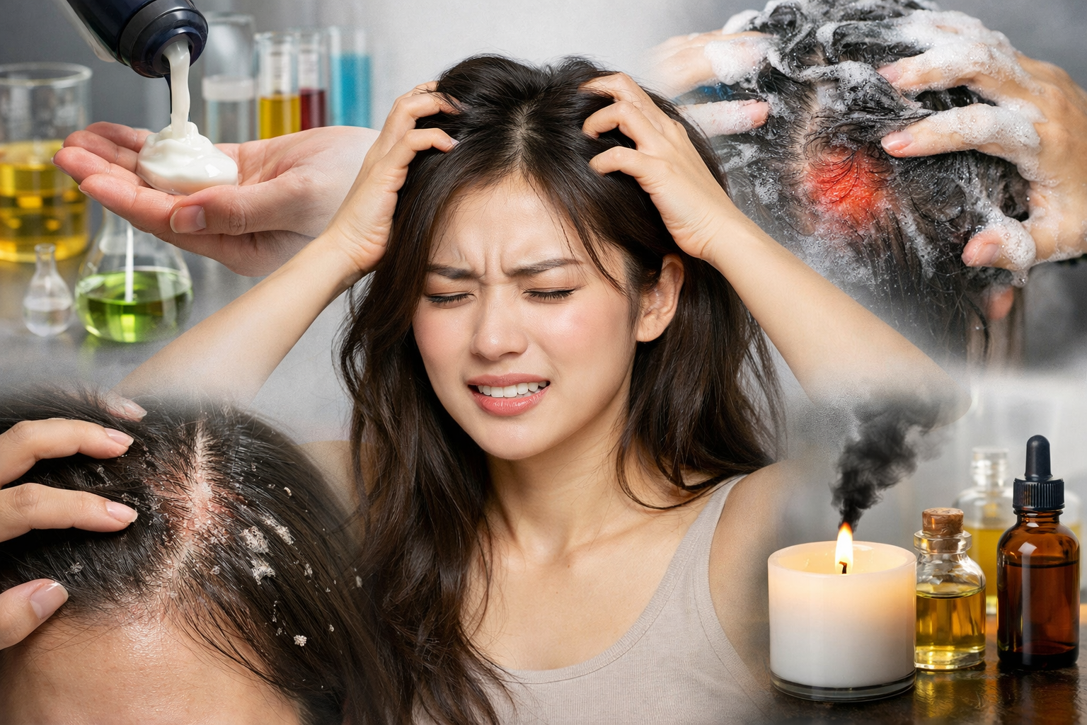 두피 가려움 악화시키는 샴푸 성분