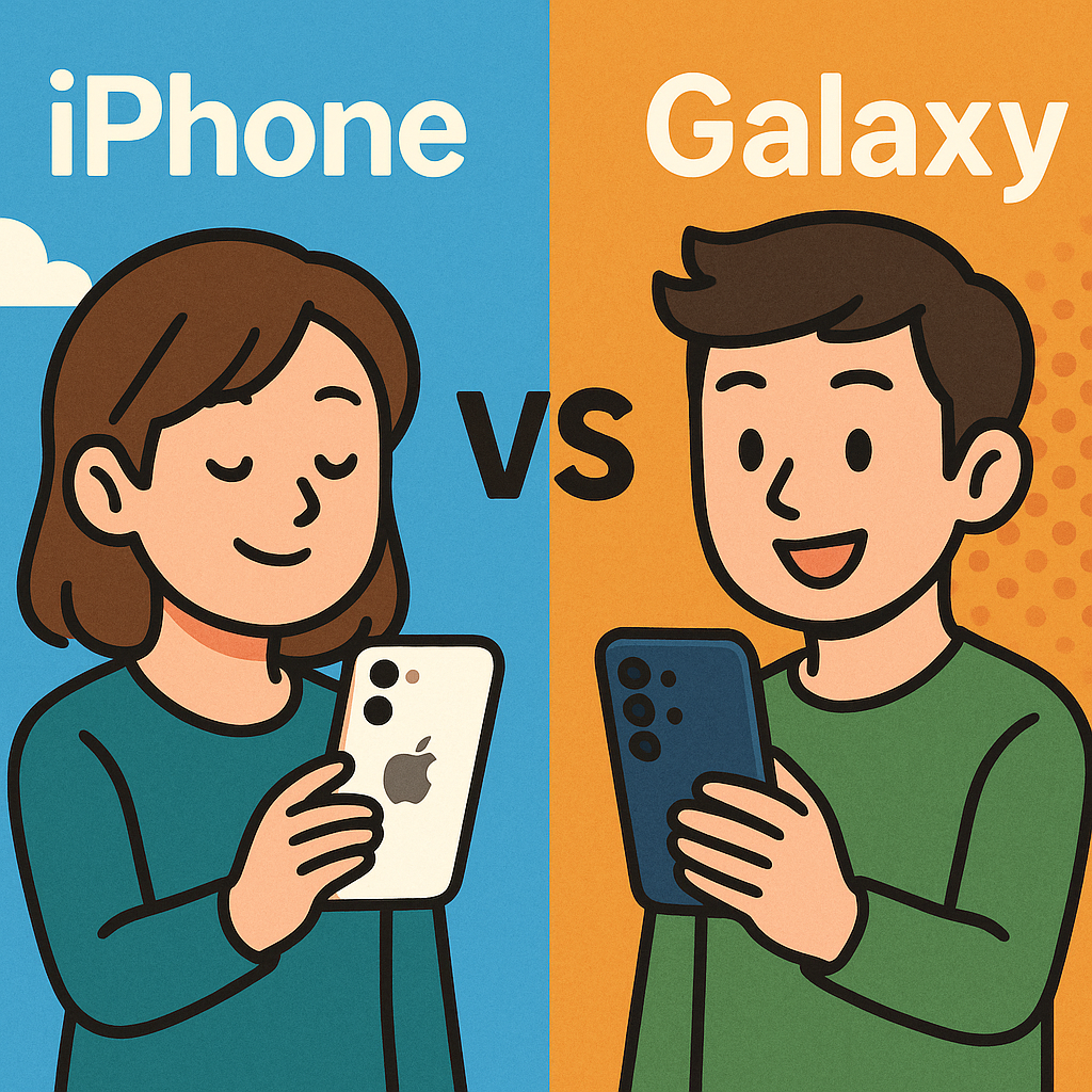 아이폰 vs 갤럭시, 무엇이 진짜 다를까? 사용자 입장에서 비교해봤습니다