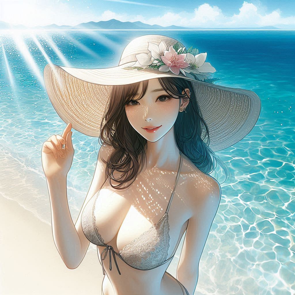 AI Art : Ocean's Muse : Ethereal Beauty 09