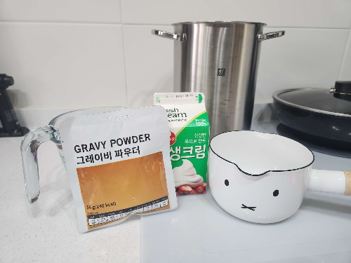 그레이비 소스 재료