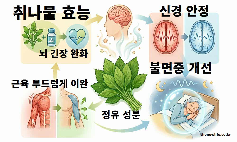 취나물 효능 신경 안정 불면증 개선