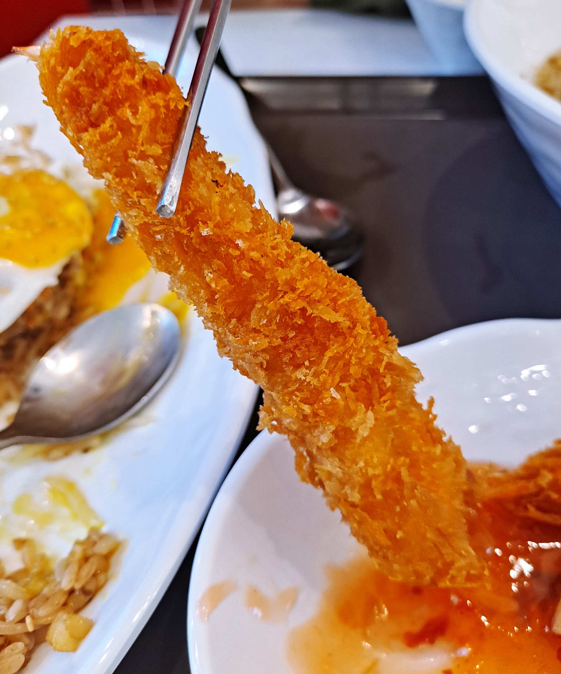 왕새우튀김 비주얼