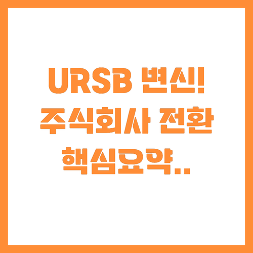 지역 은행의 대변신 URSB 주식회사..