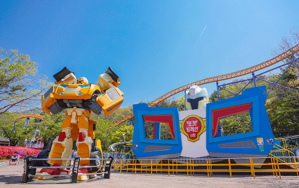 또봇 트레인 놀이기구 사진