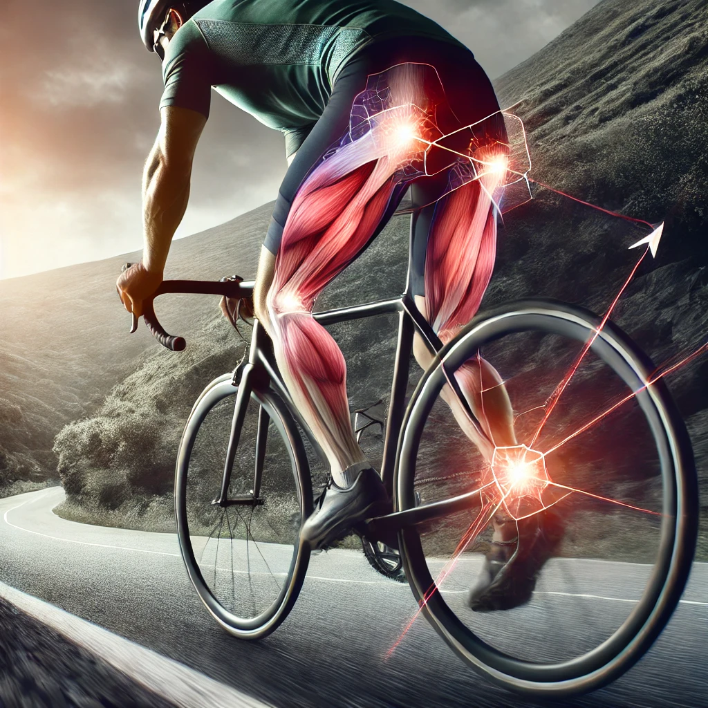 둔근을 활용한 자전거 페달링 이미지