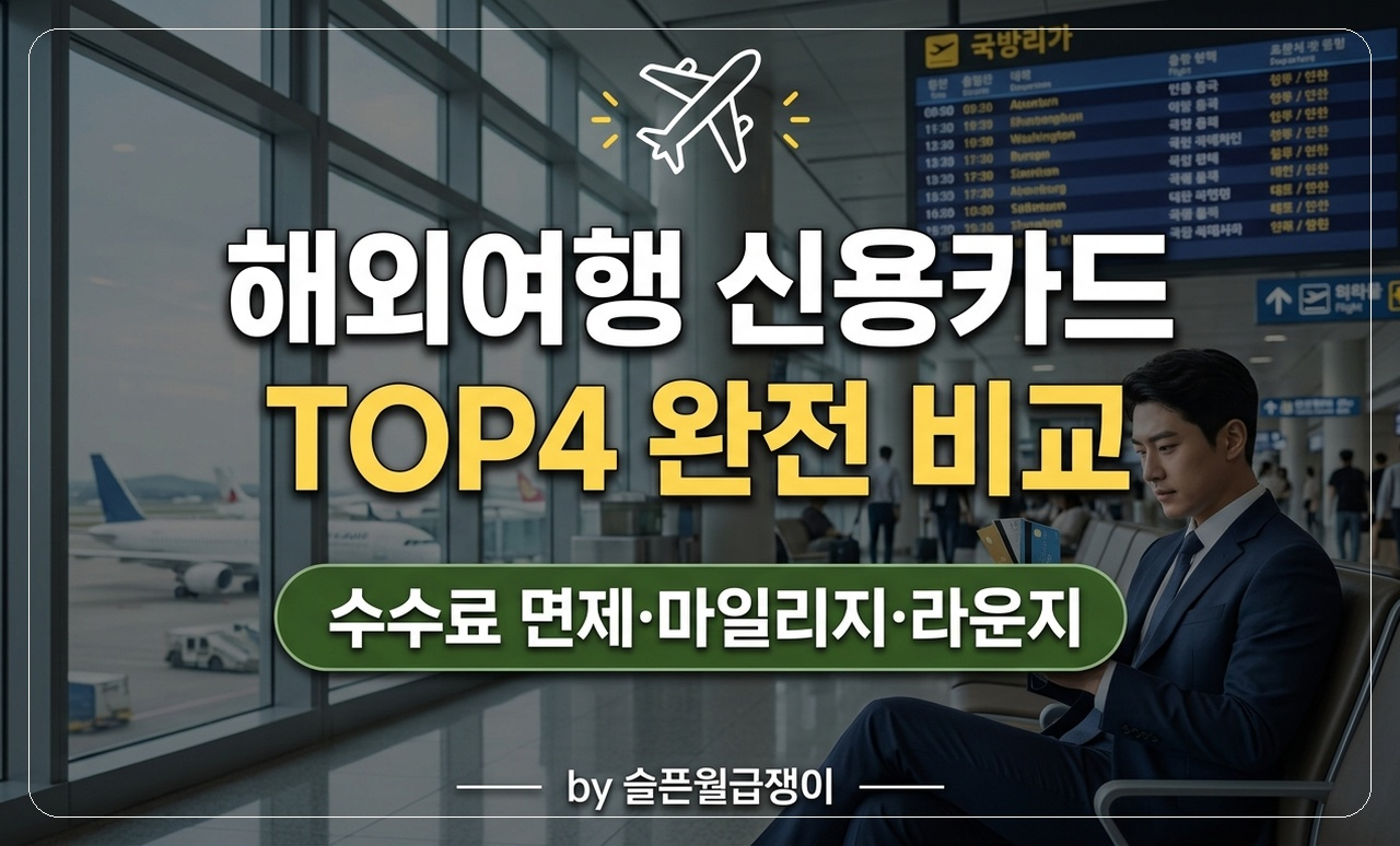 해외여행 신용카드 비교 썸네일