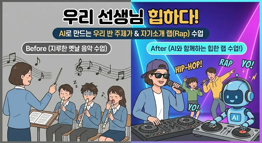 AI로 만드는 우리 반 노래 만들기