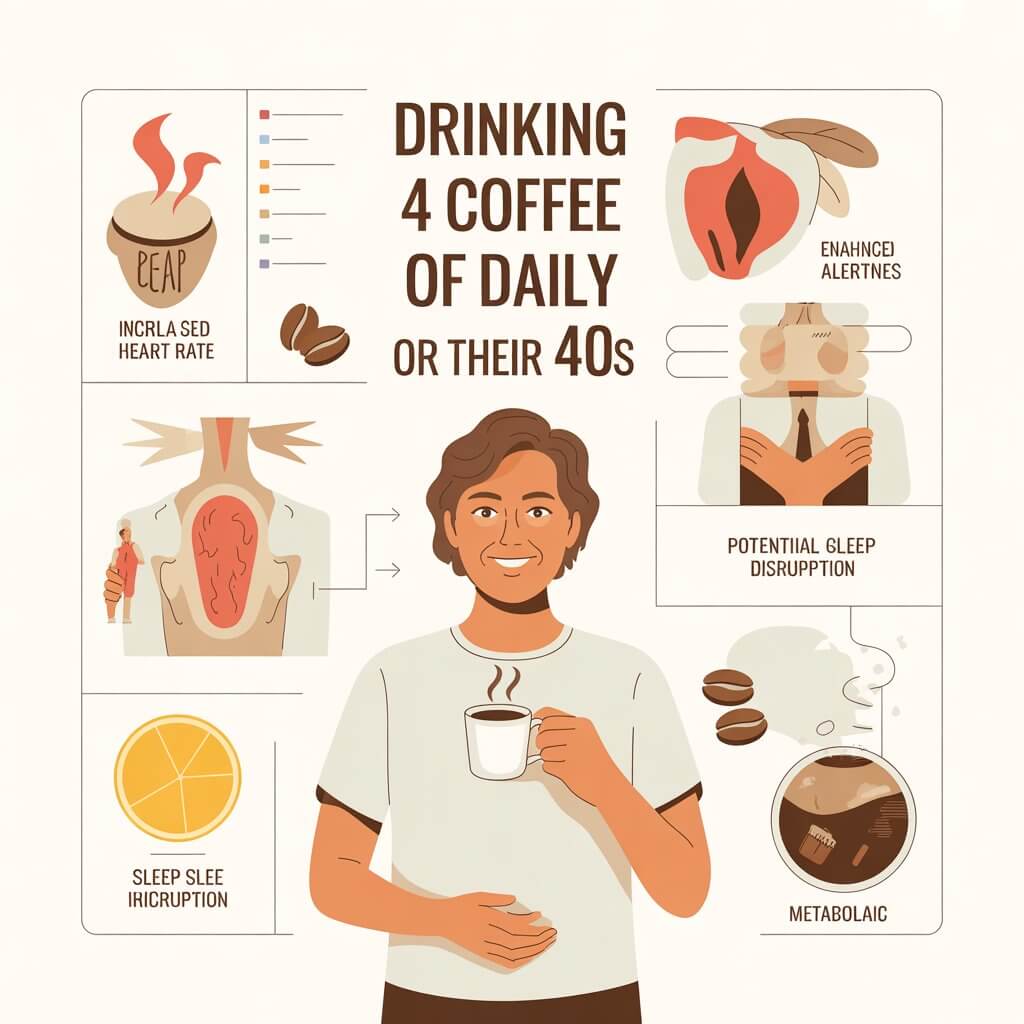 40대 커피 하루 4잔!! 건강에 어떨까?