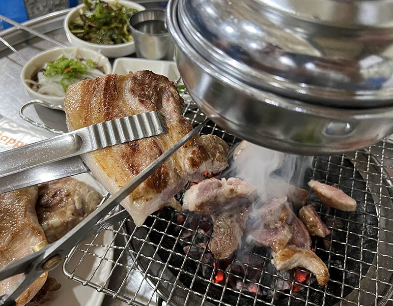 대구 비산동 야장 삼겹살 '기찻길삼겹살'