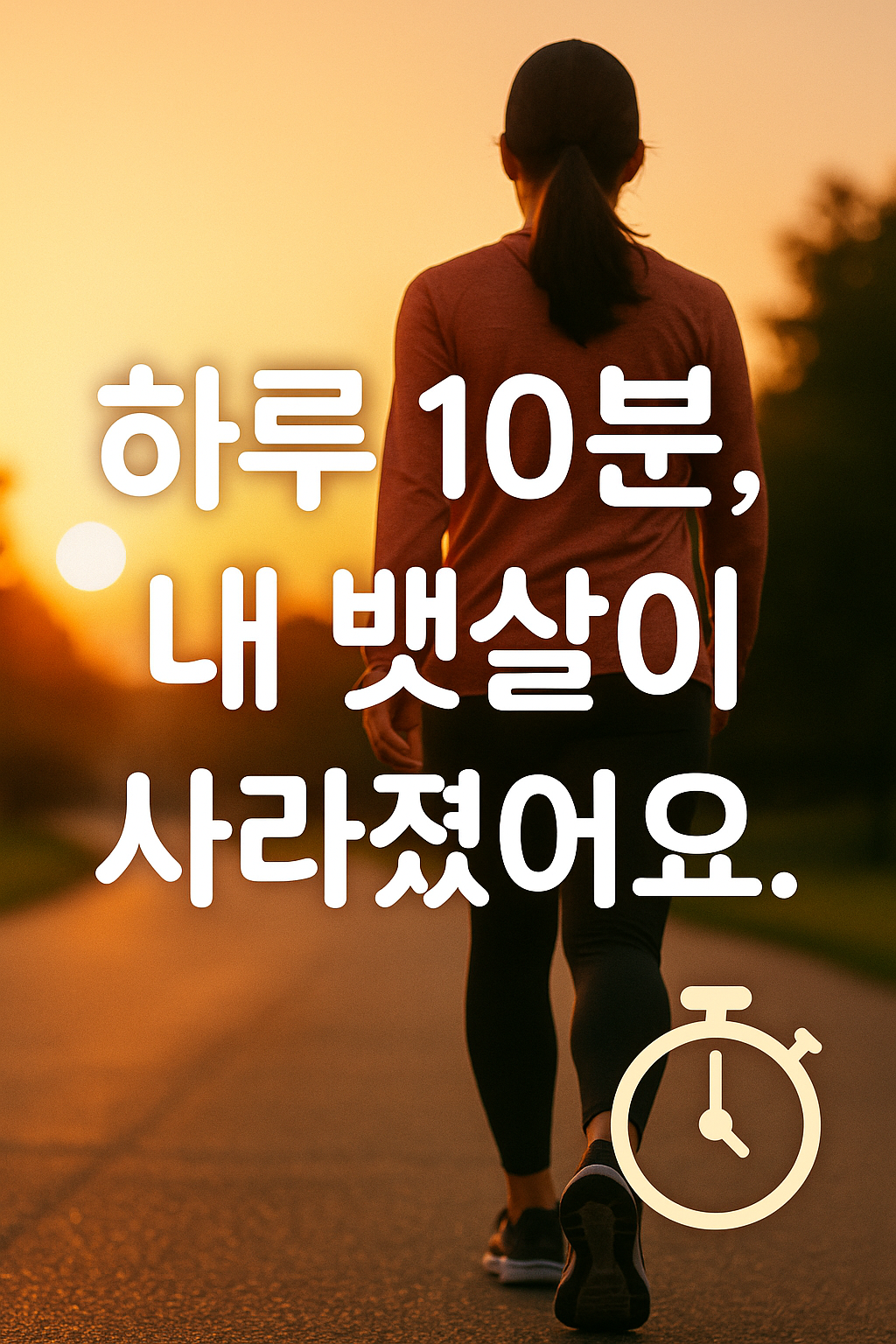 📝 &ldquo;하루 10분 걷기로 뱃살 빠진 후기 공개&rdquo;
