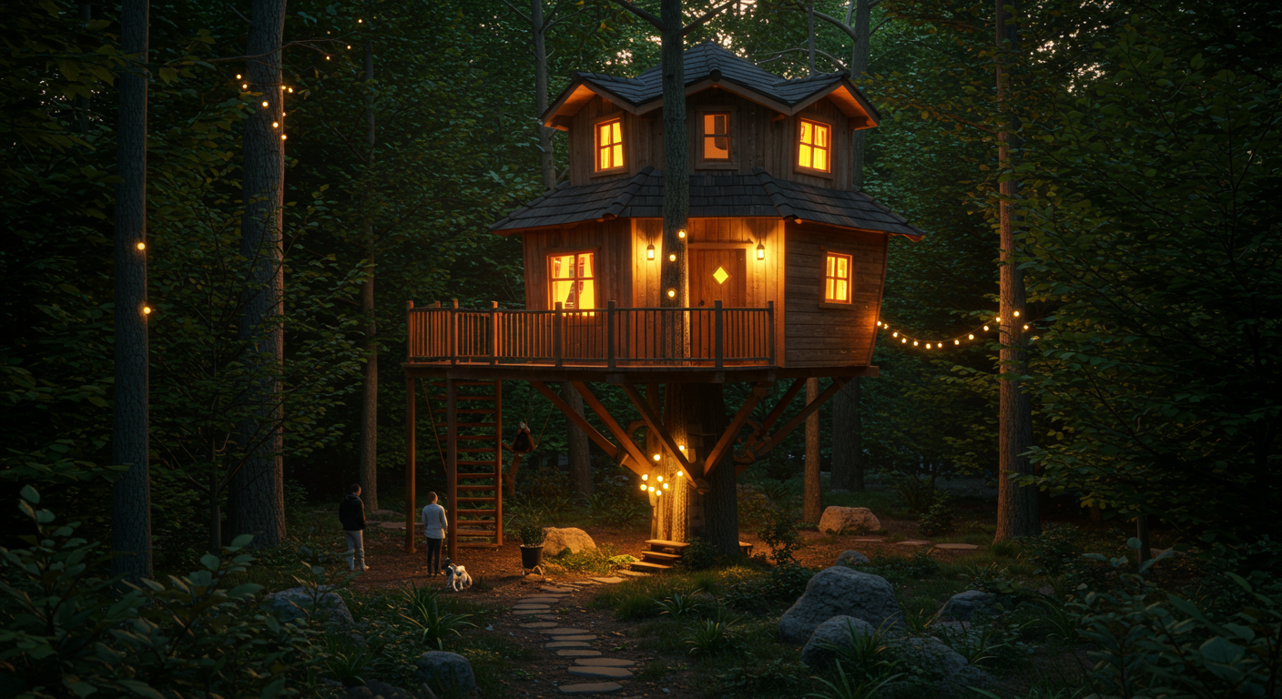 수락휴 트리하우스: 2025년 예약 완벽 가이드 (가격, 후기, 위치, 2인실, 펫동반 총정리)