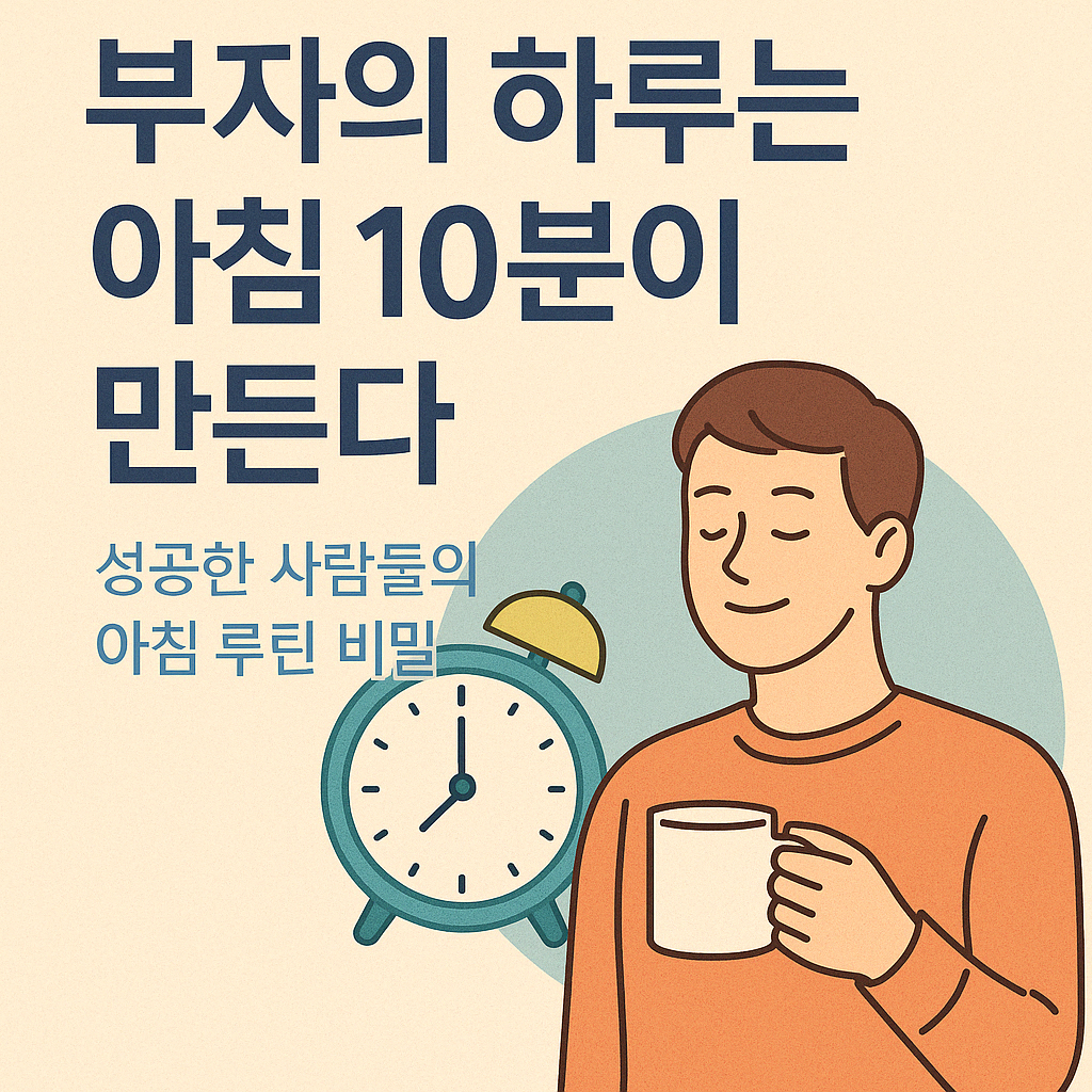 산만한 사람은 가난하다 – 부자들의 집중력 설계 루틴.