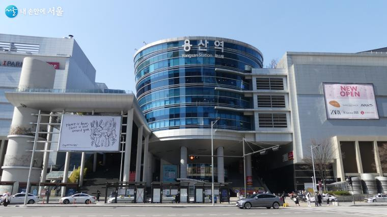 용산역 KTX 주차장