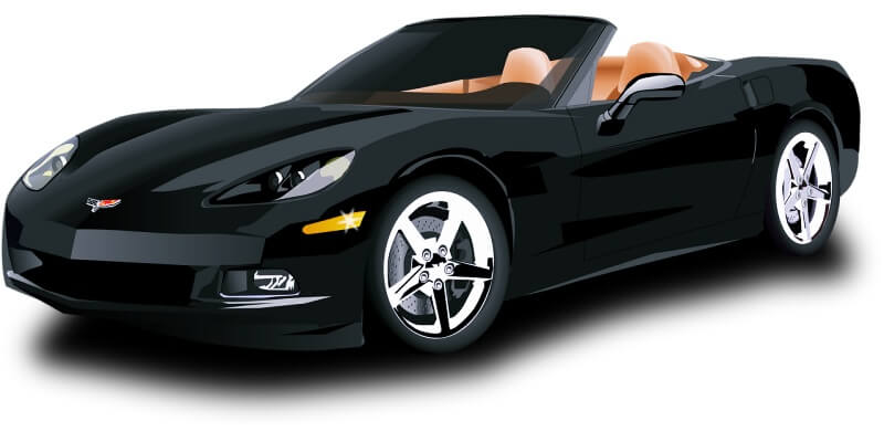 검은색-스포츠카