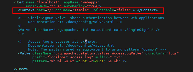 Context 태그 추가