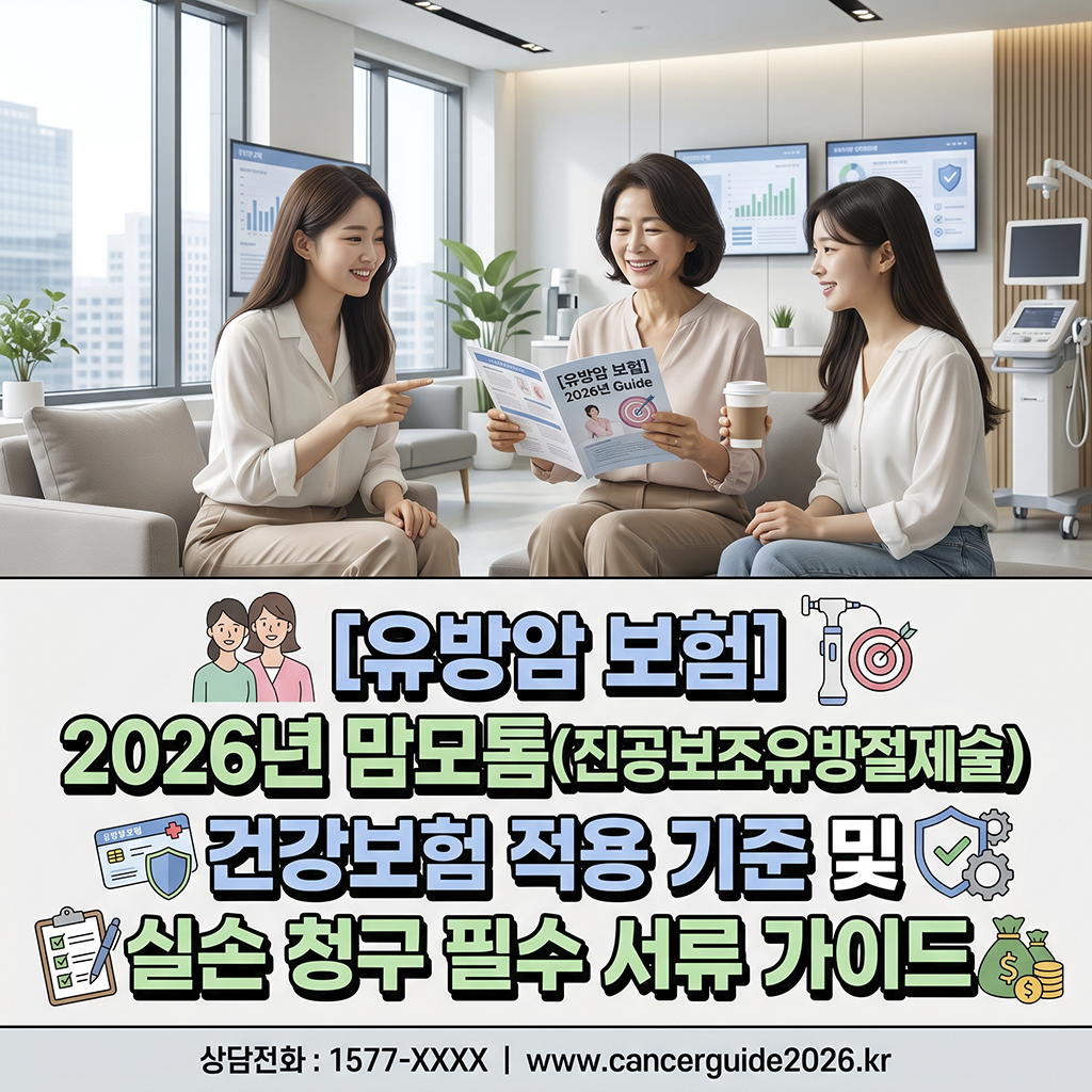 2026년 맘모톰(진공보조절제술) 건강보험 적용 기준 및 실비 청구 필수 서류 가이드
