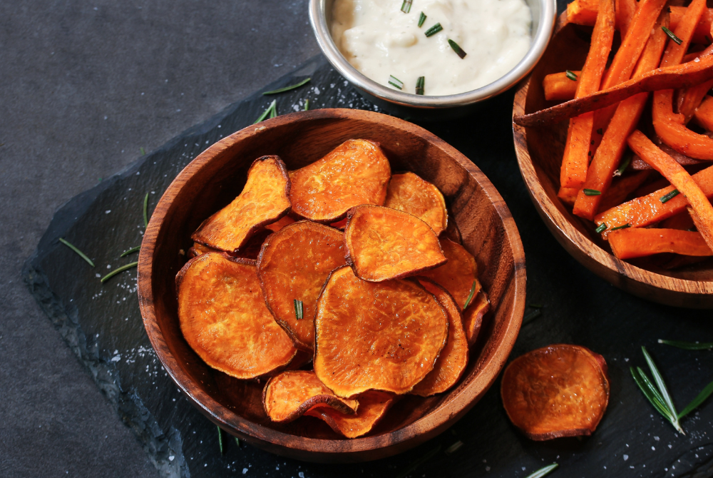 고구마칩과 말랭이