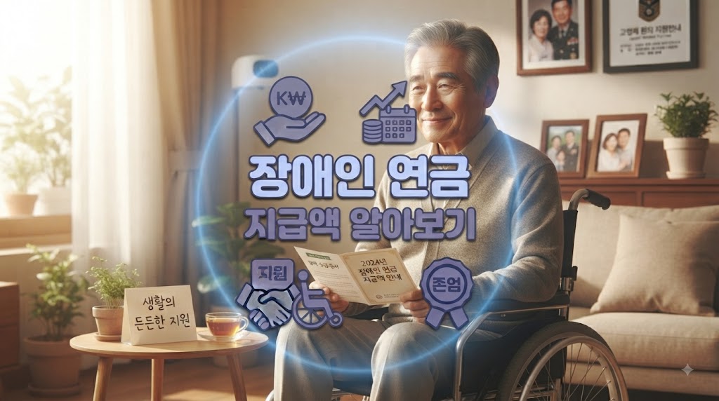 장애로 인해 생활에 어려움을 겪는 노인의 모습