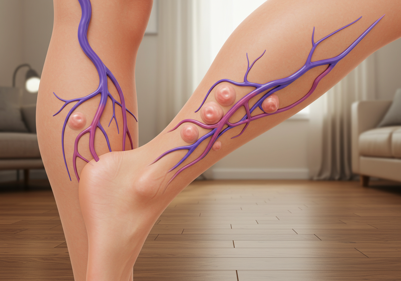 다리 핏줄이 울퉁불퉁? 하지정맥류 초기 증상과 효과적인 치료법