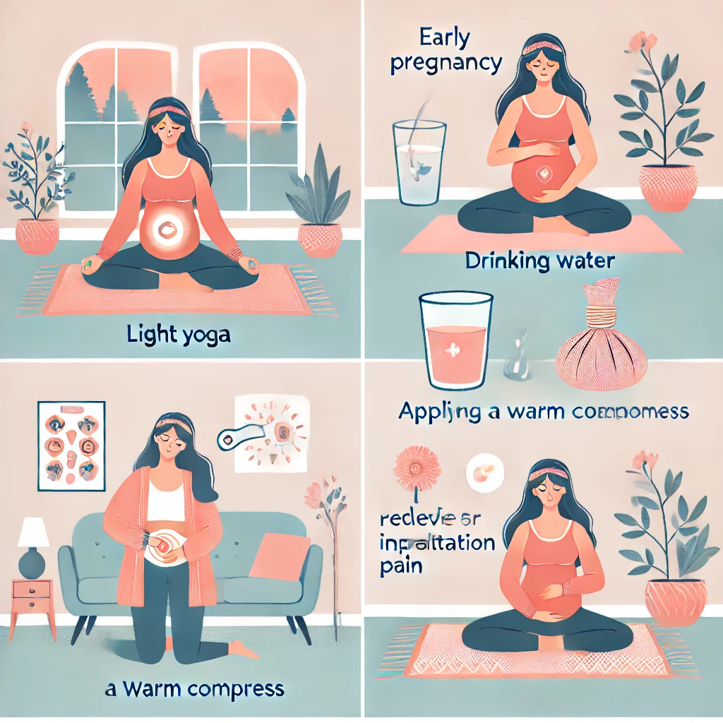 임신 극초기 배아픔