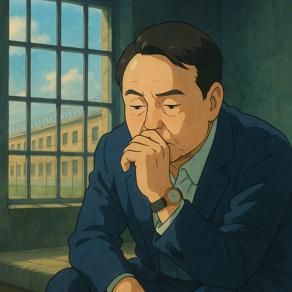 윤 대통령 교도소 있는 모습