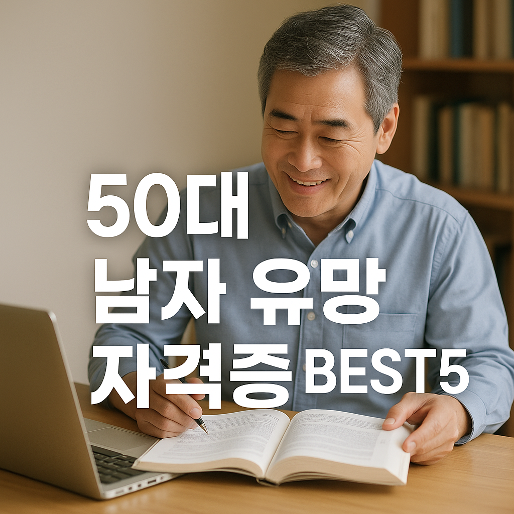 50대 남자가 딸 수 있는 유망 자격증