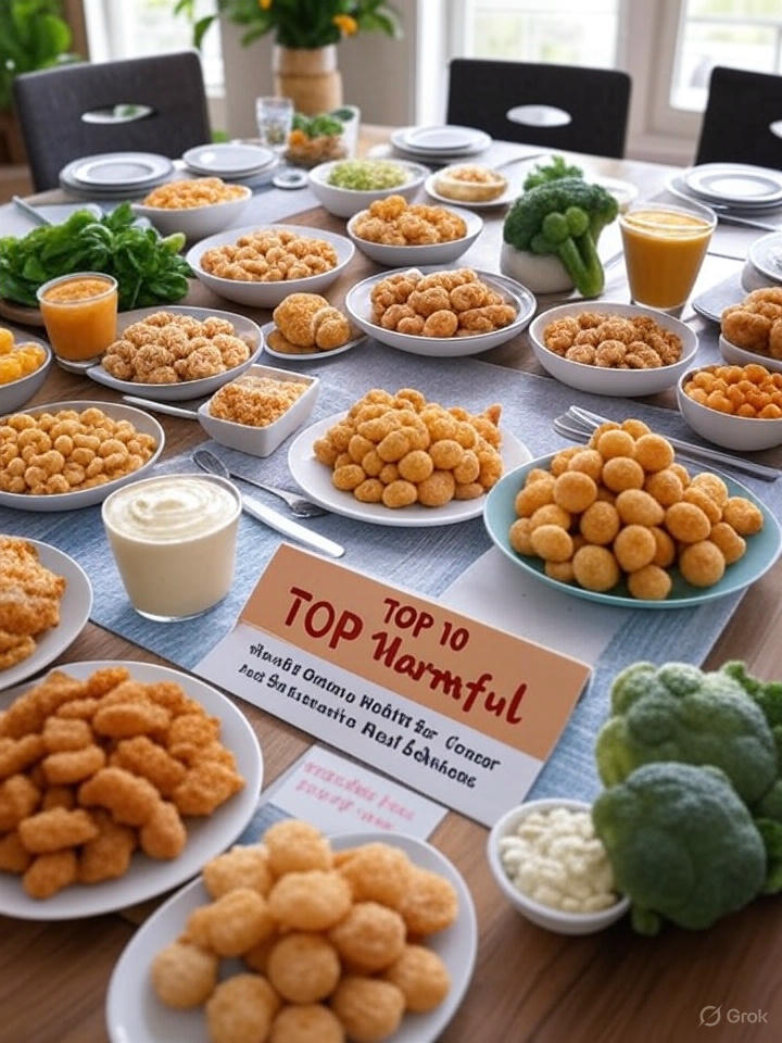 암 환자에게 해로운 식습관 TOP 10과 대안 식사법