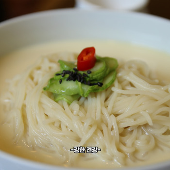 콩국수 설탕 소금