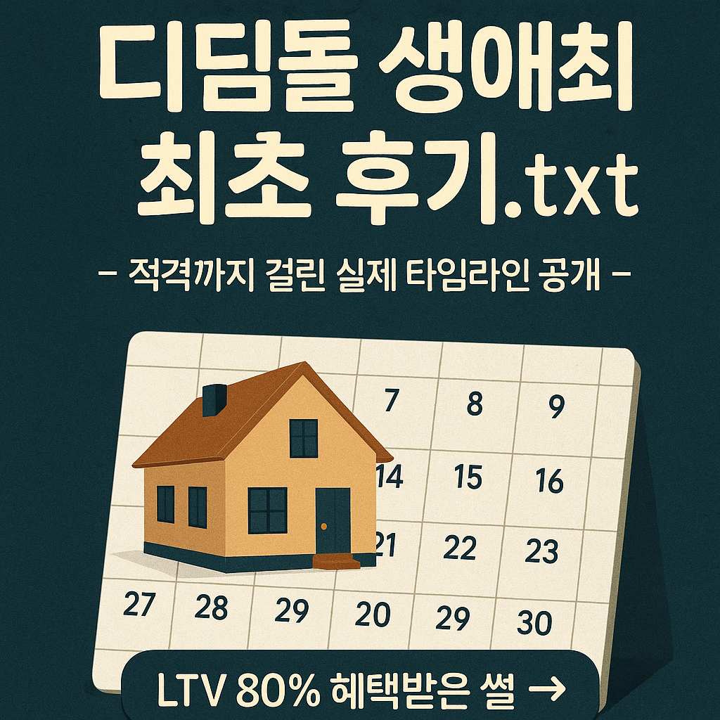 디딤돌 대출 후기