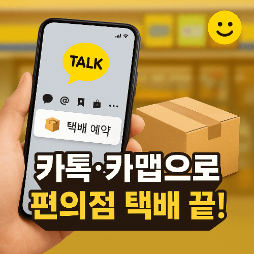 카카오 편의점 택배 예약 서비스 완벽 가이드